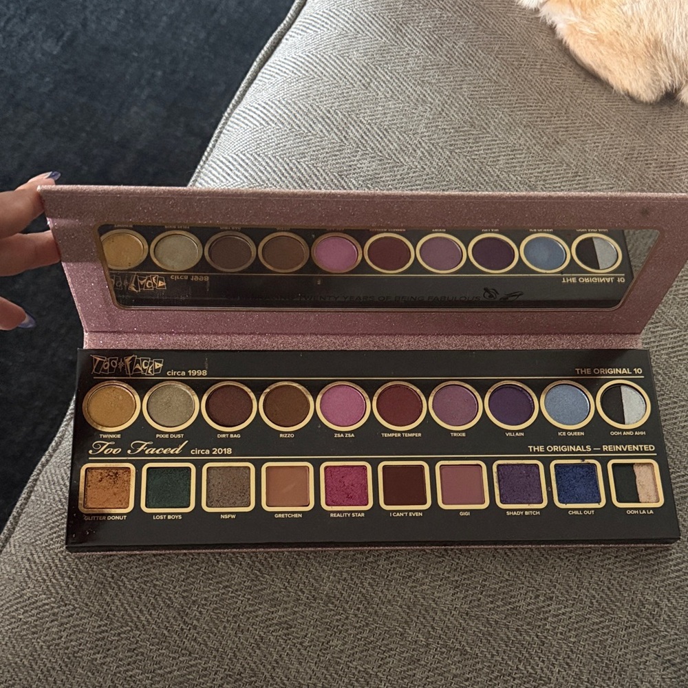 Too Faced Eyeshadow Palette — Pink, Gold, Purple & Blue Shades